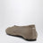 Tabi-Ballerinas in Taupe aus Wildleder