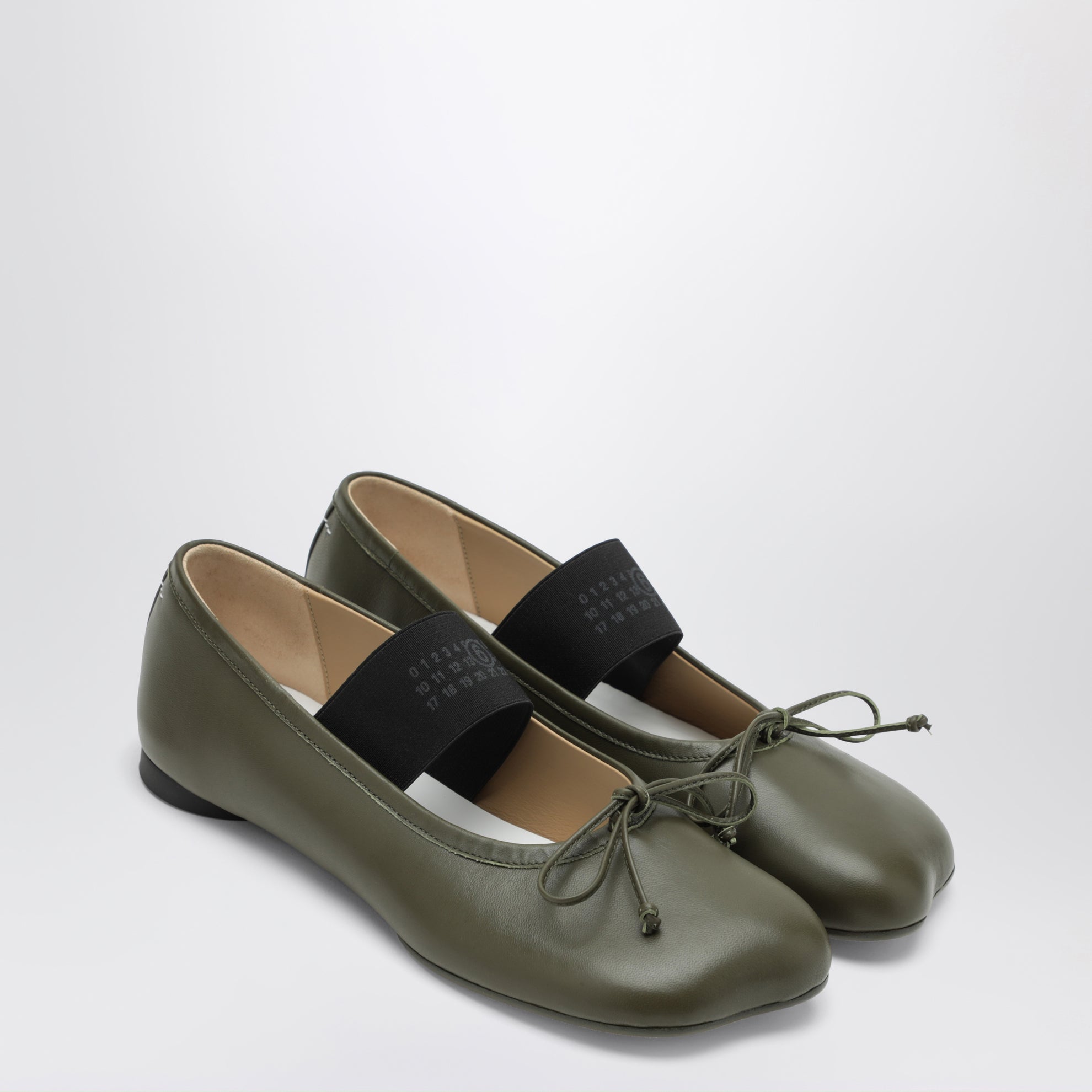 Anatomic Numeric Ballerinas in Beech-Grün