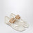 Ballerine Numeric Anatomic in nylon e pelle bianche sabbia
