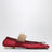 Rote Numeric Anatomic Ballerinas mit transparenter Oberfläche