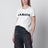 T-shirt in jersey di cotone bianca