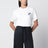 T-shirt bianca in jersey di cotone