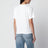 T-shirt blanc en coton avec imprimé logo