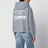Sweat-shirt à capuche gris chiné