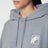 Sweat-shirt à capuche gris chiné
