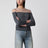 Cardigan in maglia con inserti trasparenti grigio melange
