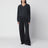 Grey wide-leg tailored trousers in wool blend