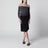 Black skirt in acetate blend