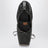 Square-toe ballerinas in brown calfskin leather