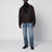Brown wool herringbone zip jacket