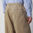 Pantaloni a cavallo basso in cotone beige