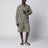Camicia verde militare in cotone