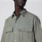 Chemise en coton vert militaire
