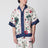 Camicia Aloha Souvenir in twill di seta multicolore