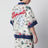 Camicia Aloha Souvenir in twill di seta multicolore