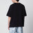 Loose-fit cotton jersey T-shirt with logo in black