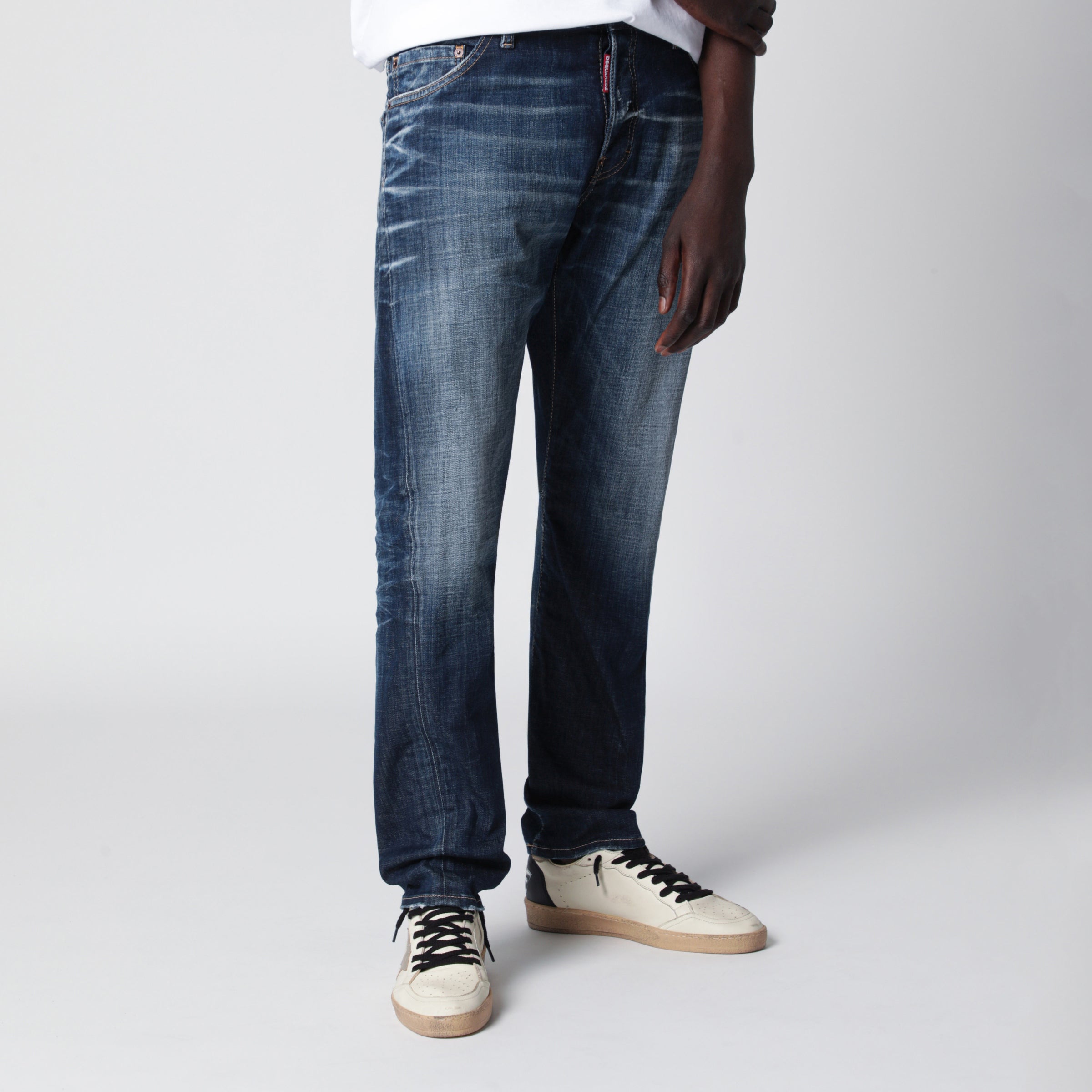 Dsquared2 Blue washed-effect jeans | TheDoubleF