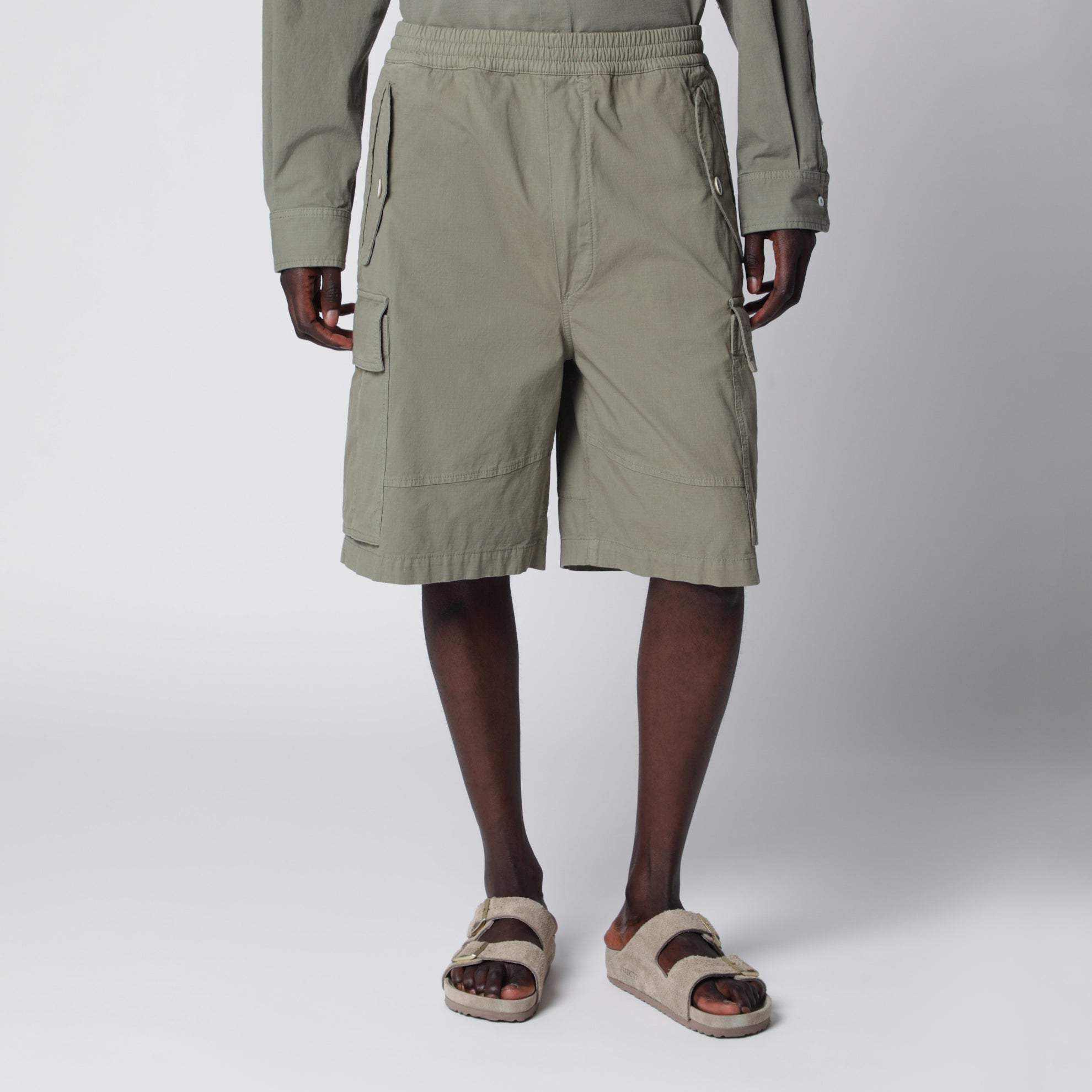 D2 Cargo ripstop cotton cargo shorts in oak