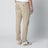 Pantalon beige en coton mélangé