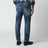 Schmale blau gewaschene Jeans mit Rissen