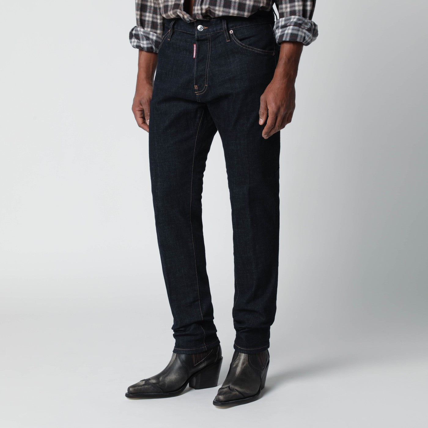 Slim dark denim jeans