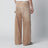 Vintage-effect beige baggy carpenter jeans