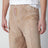 Vintage-effect beige baggy carpenter jeans