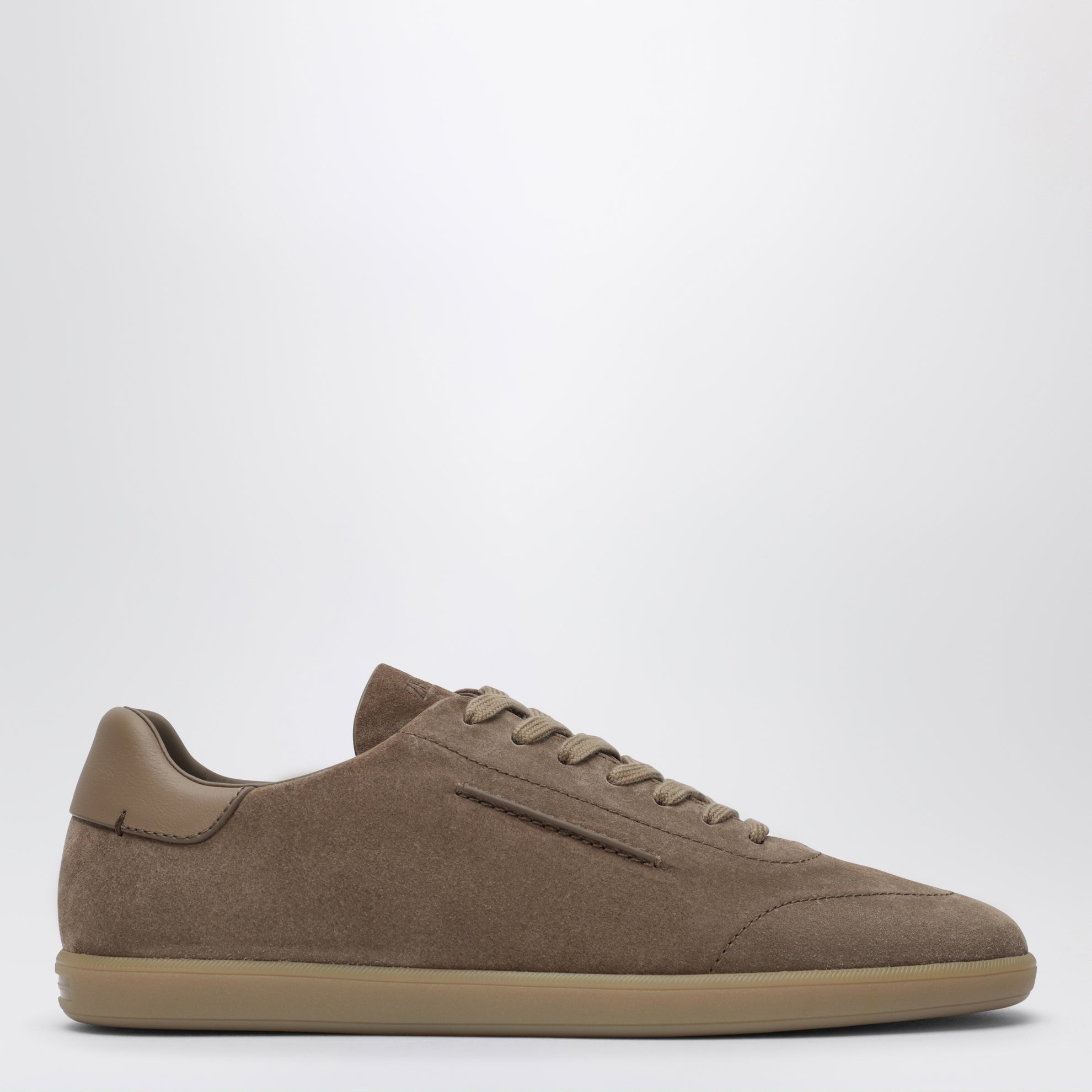 Sneakers 232 beige in suede