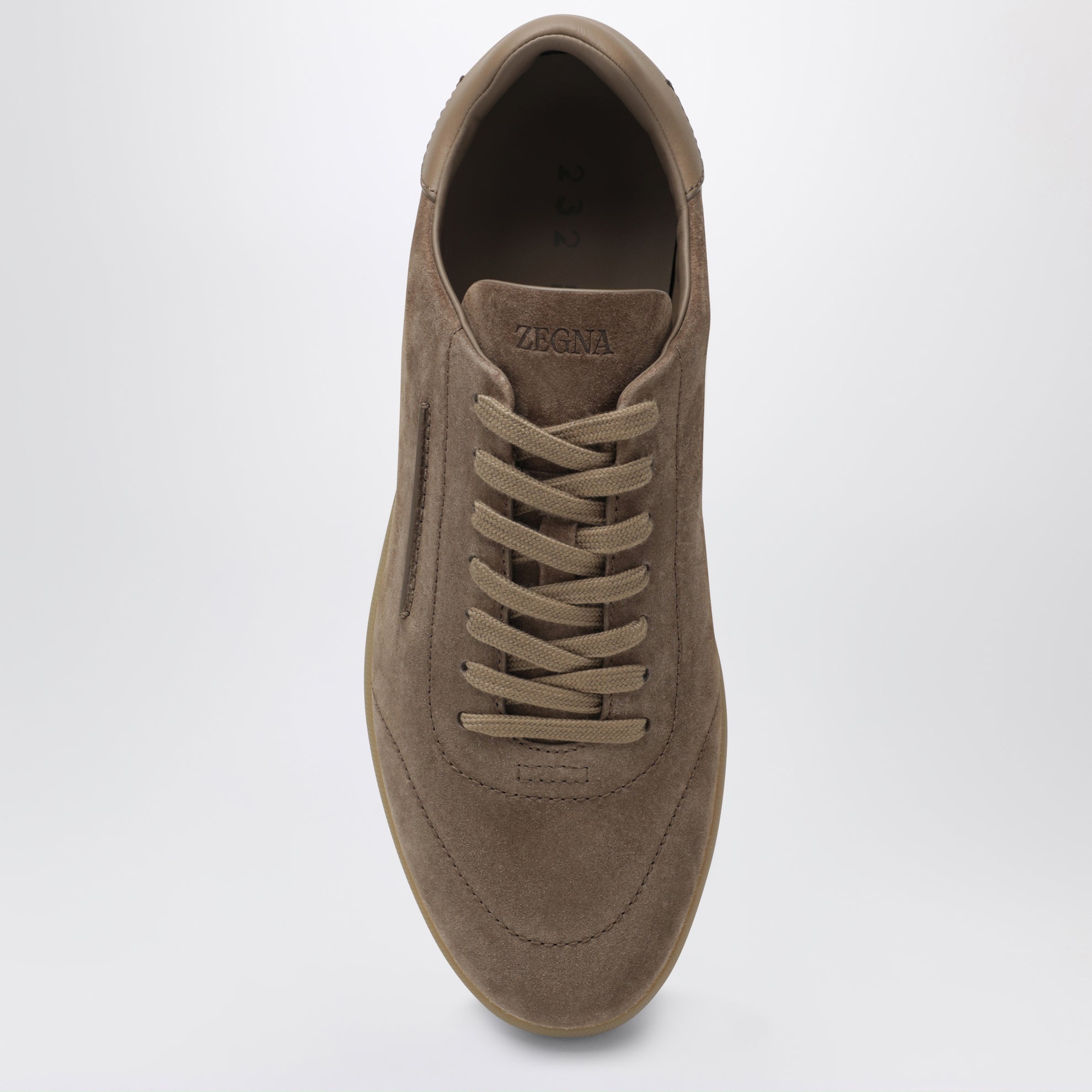Sneakers 232 beige in suede