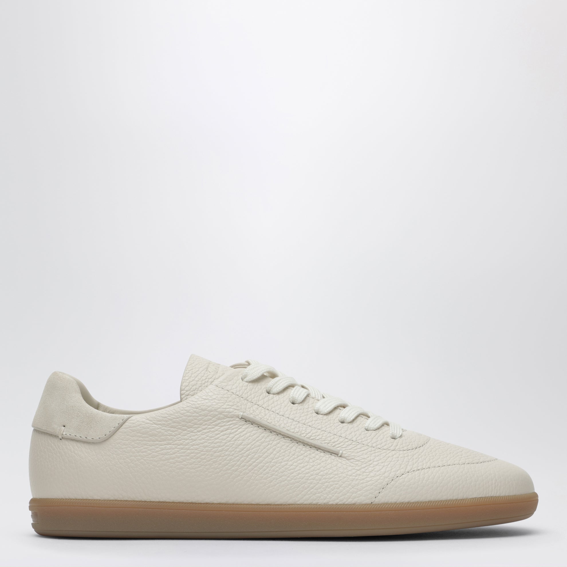 Sneaker 232 bianche in pelle