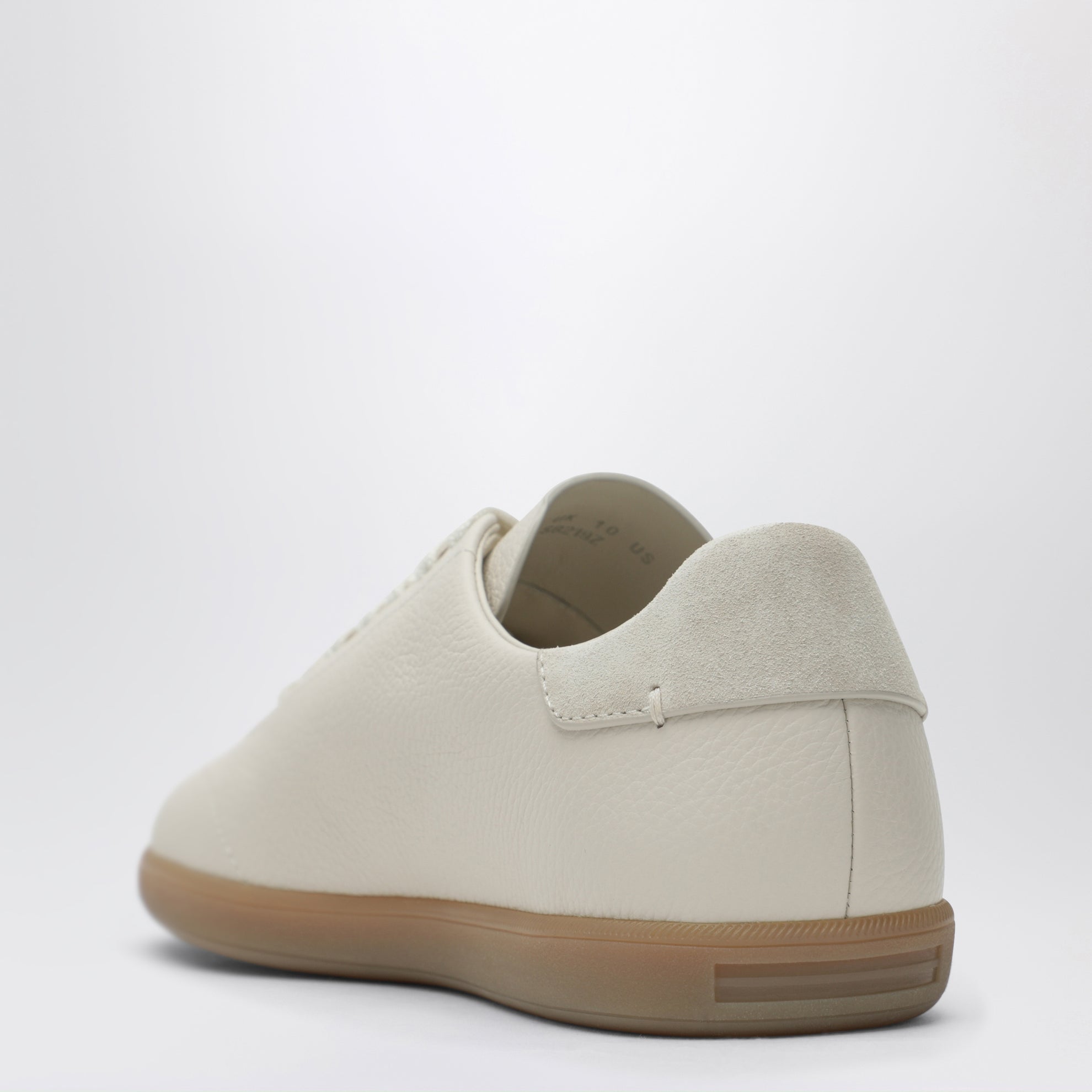 Sneaker 232 bianche in pelle