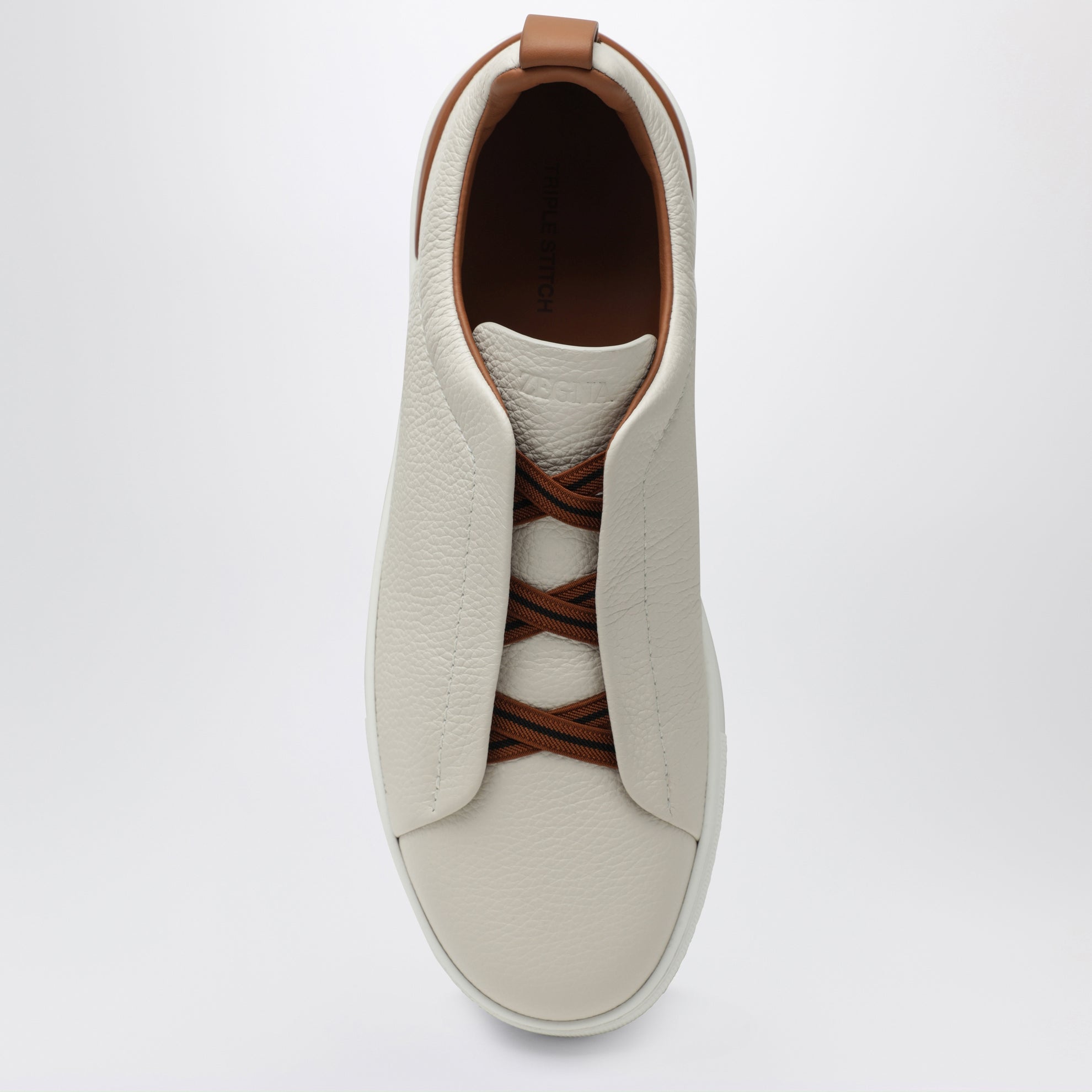 Sneaker Triple Stitch™ bianche in pelle