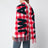 Sciarpa motivo tartan in misto lana con maxi logo