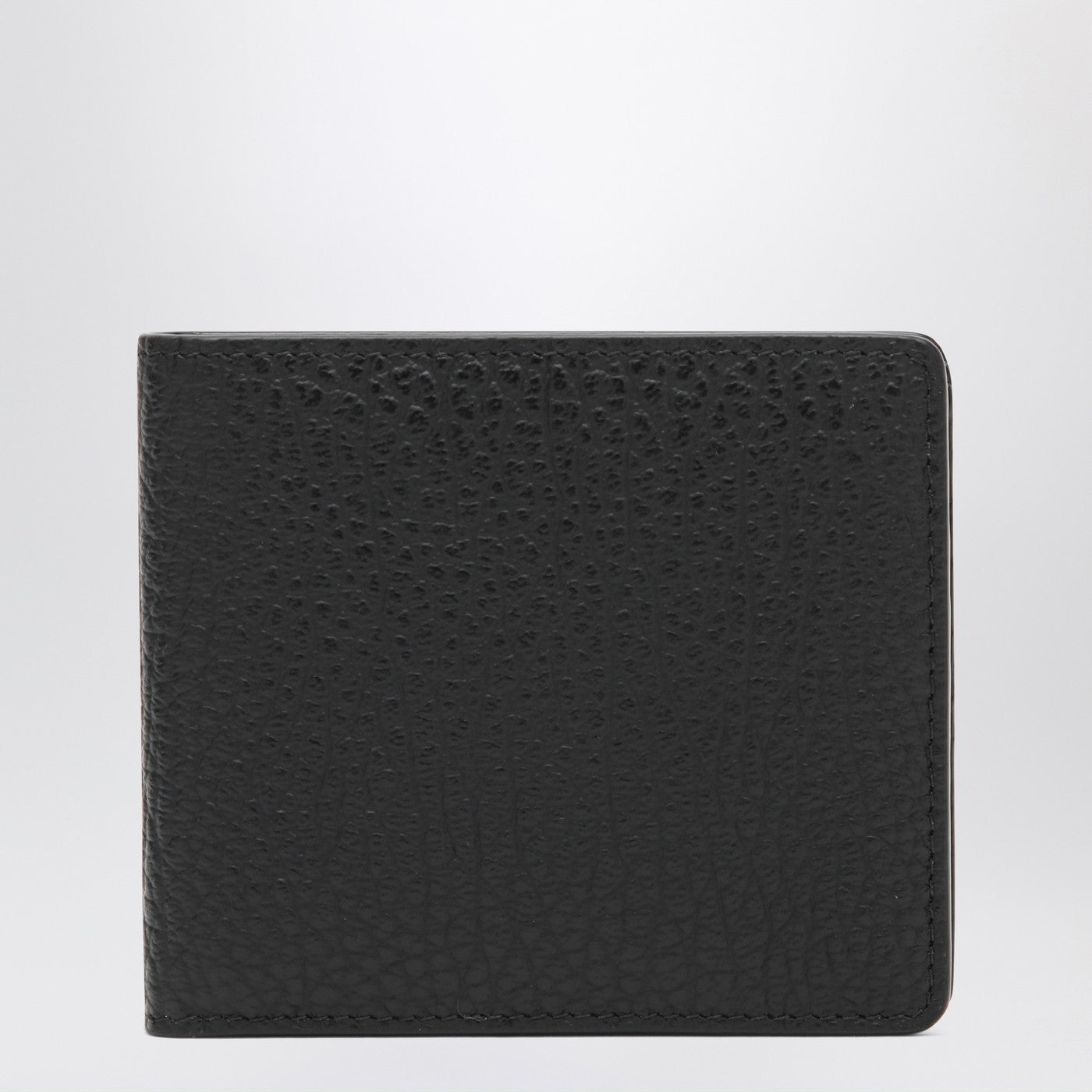 Schwarzes Bifold-Portemonnaie Four Stitches