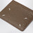 Brown Four Stitches calfskin card holder