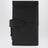 Black Leather Zip Card Holder with Coin Purse