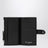 Black Leather Zip Card Holder with Coin Purse