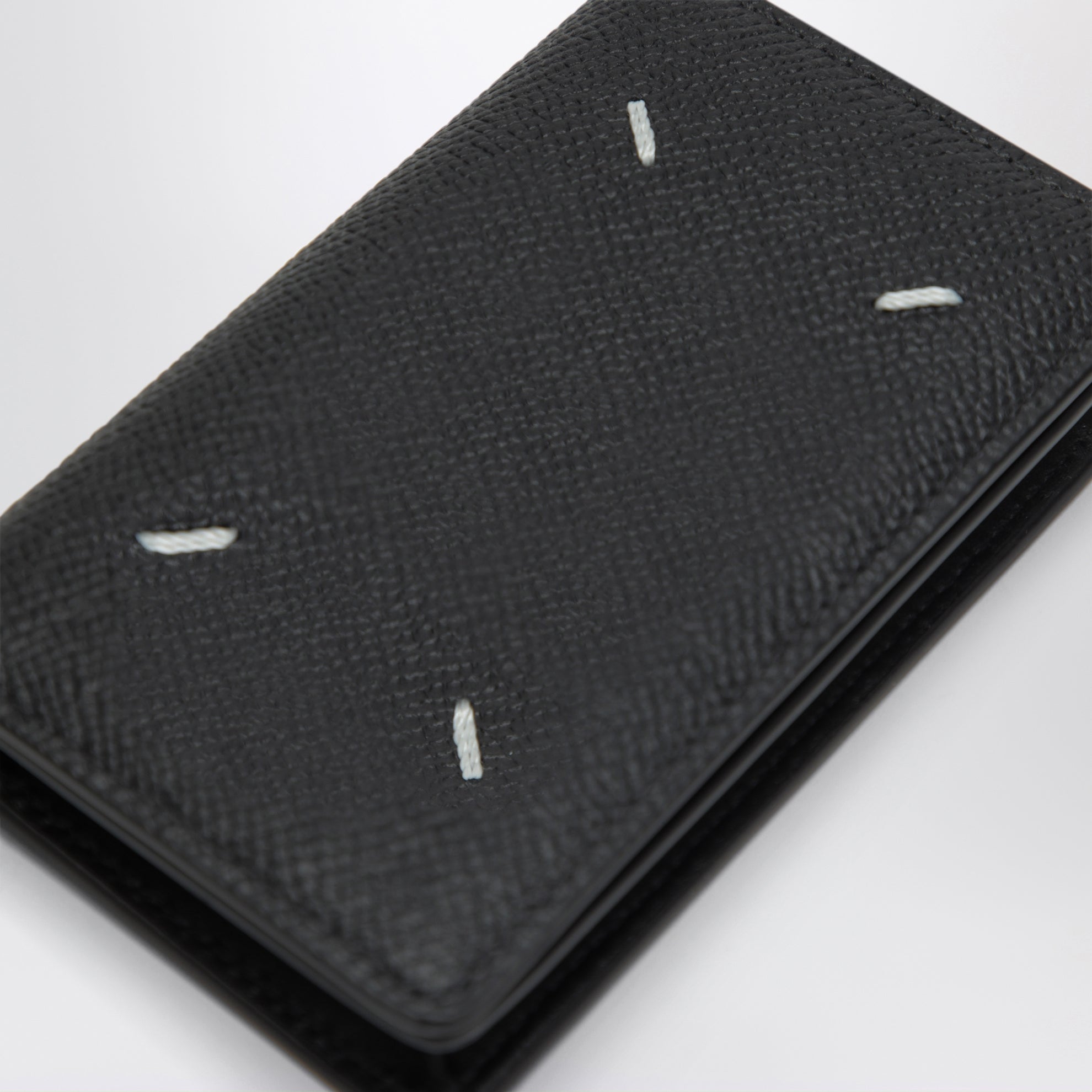 Black Leather Card Holder