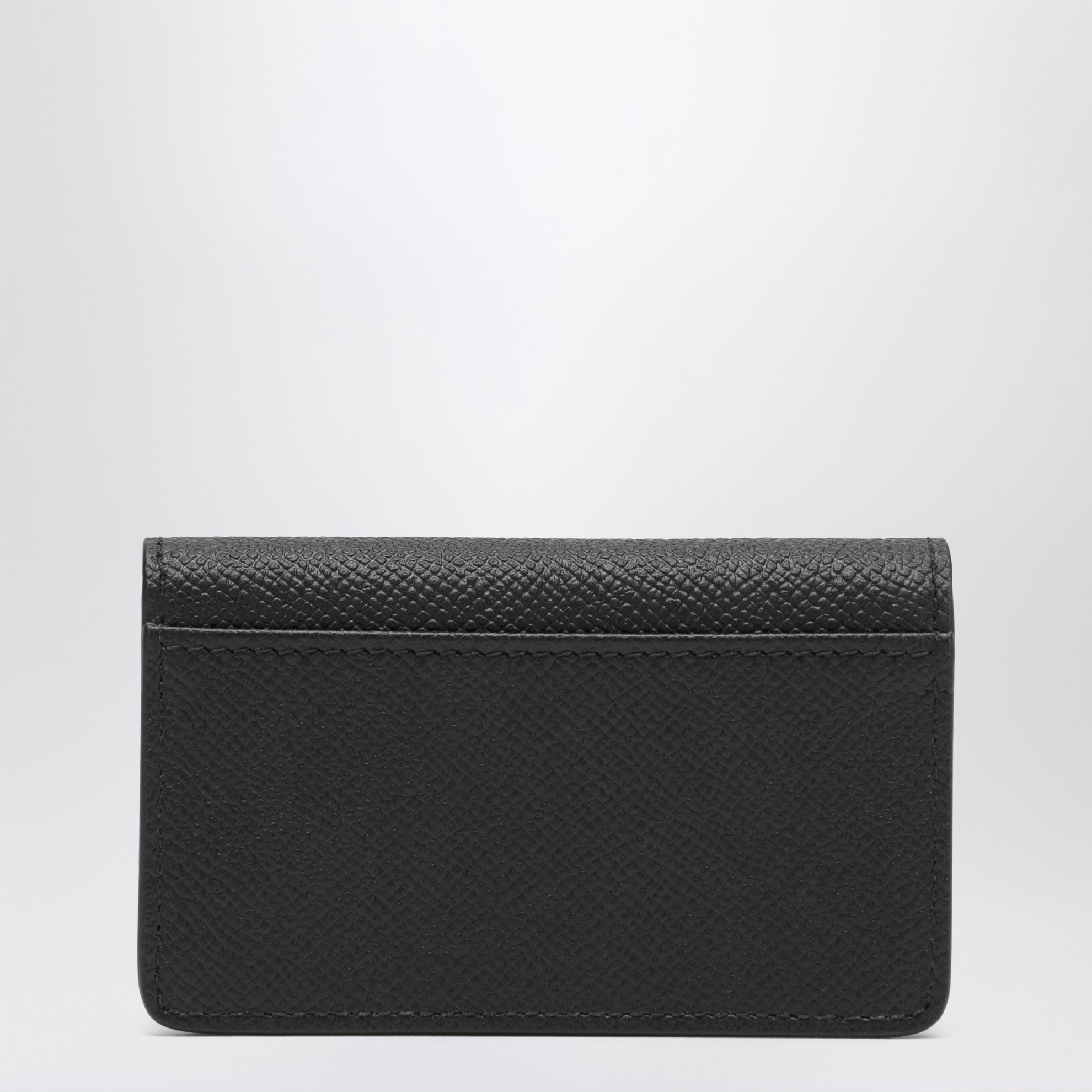 Black Four Stitches Card Holder