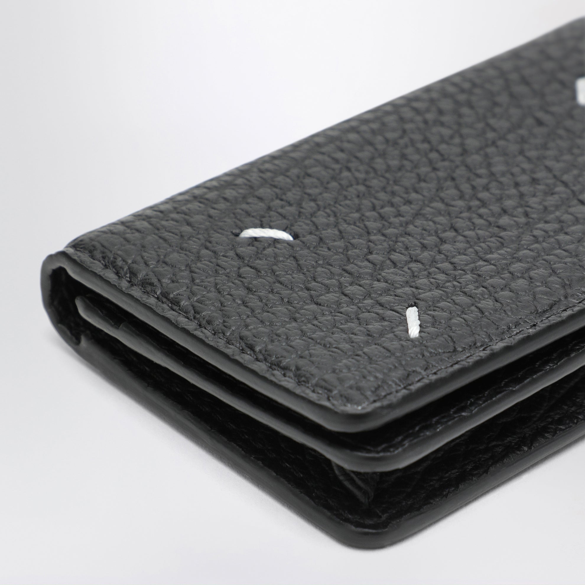Portacarte Four Stitches nero