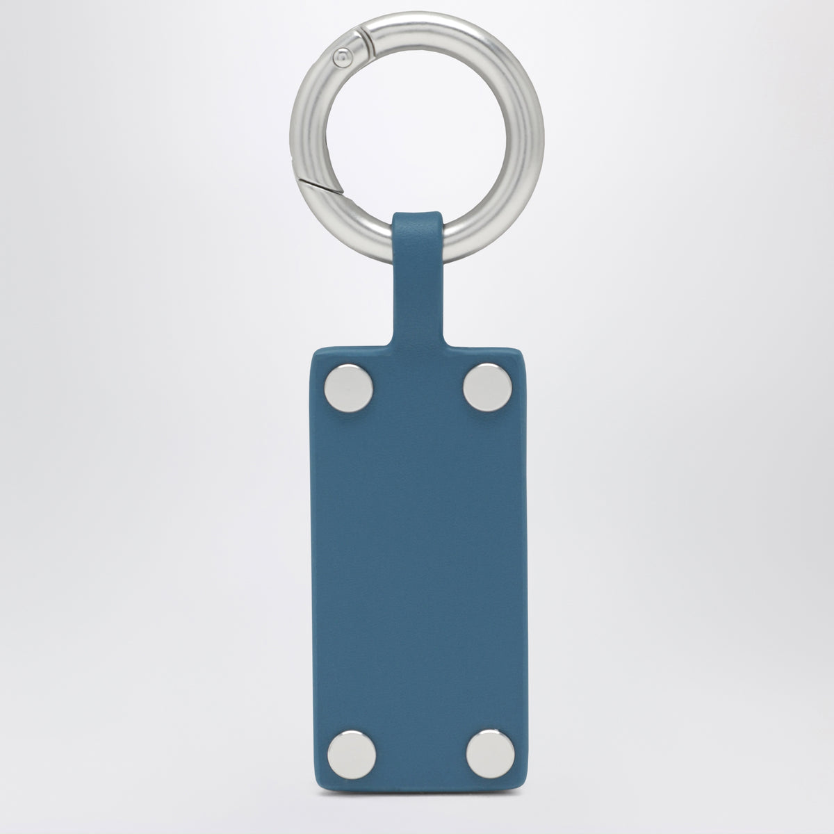 Charm Numeric petrolio in ottone e pelle