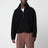 Cardigan con zip Sandos nero in lana