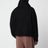 Cardigan con zip Sandos nero in lana