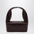 Box East West Small Bag in Burgundy Leather