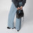 Sac Box East West Small en cuir noir