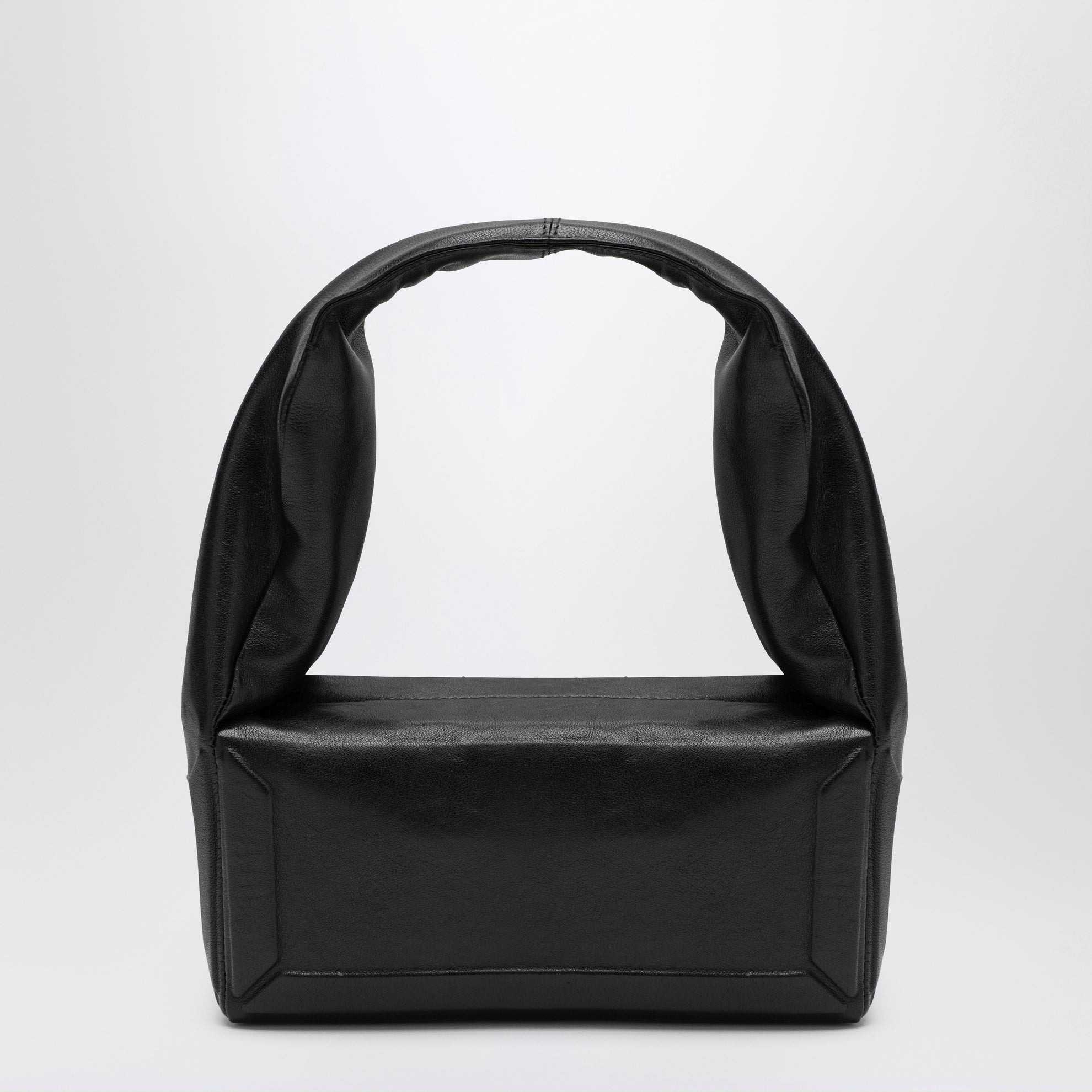 Sac Box East West Small en cuir noir