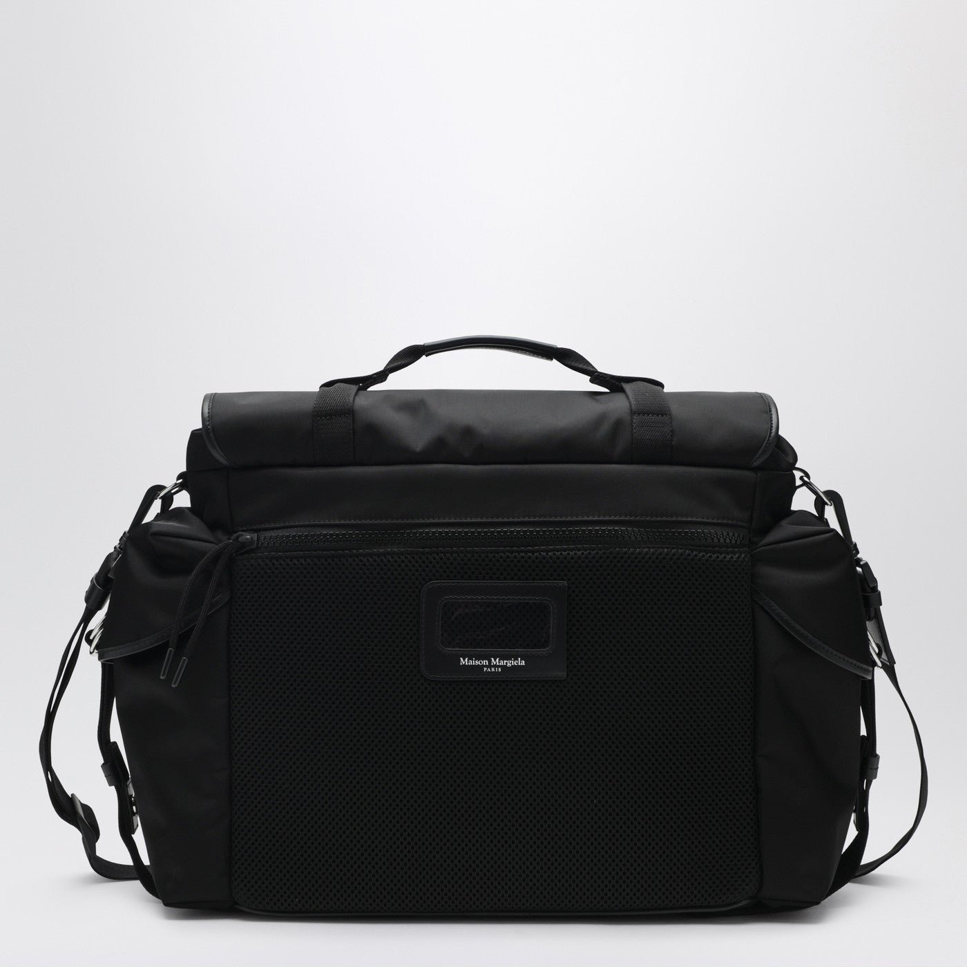 Schwarze High Tech Messenger Bag