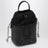 Borsa a secchiello 5AC piccola nera in pelle