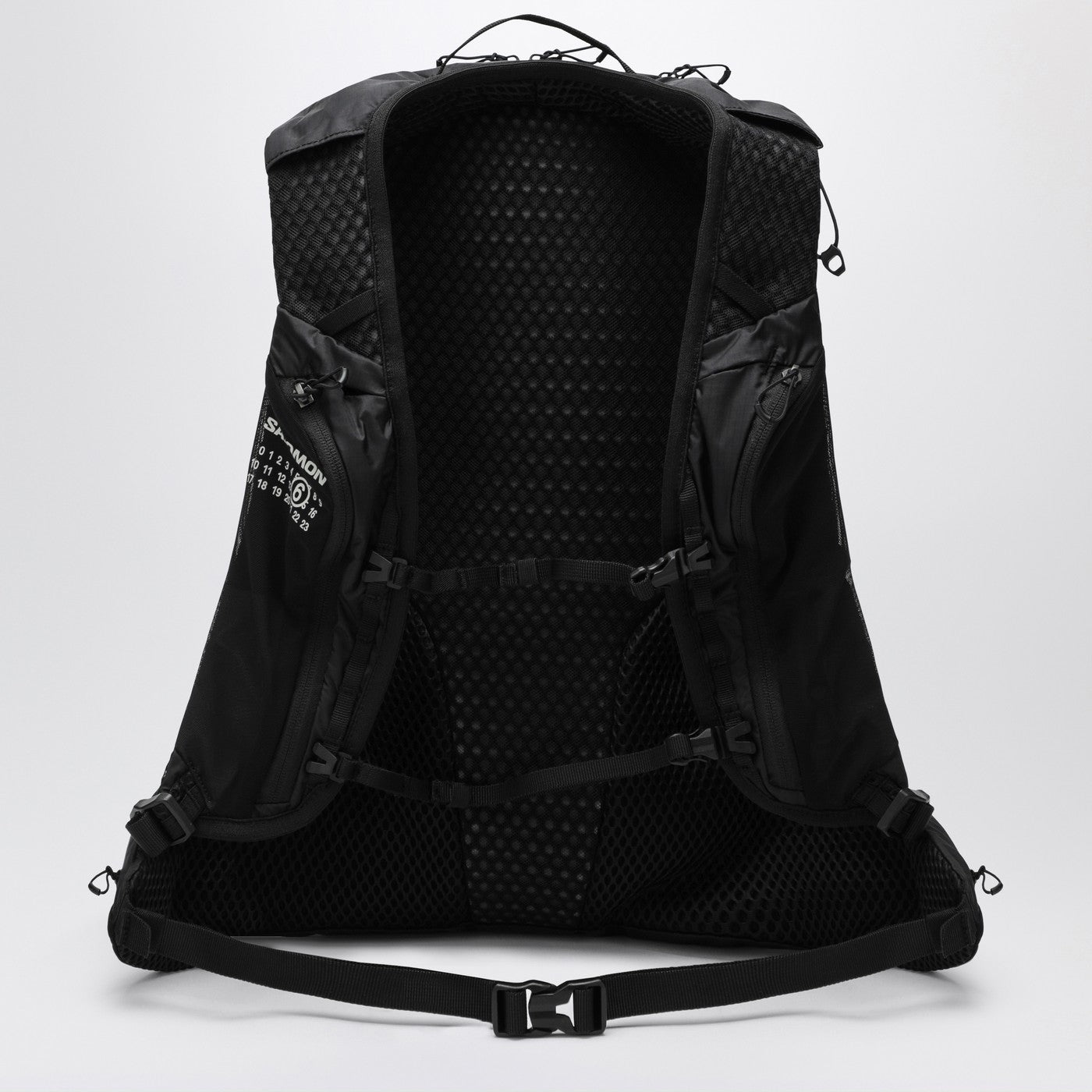 Black nylon XT 15 backpack with logo