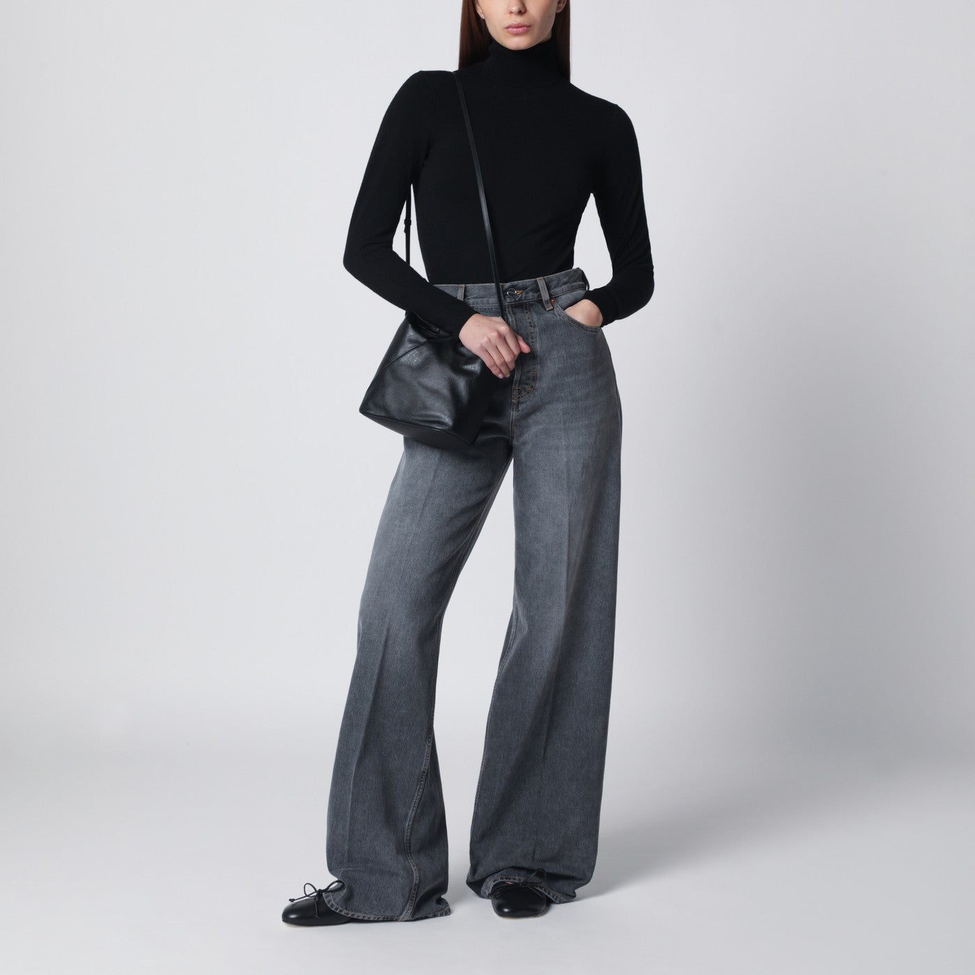 MM6 Maison Margiela Japanese Crossbody Bag black eco leather